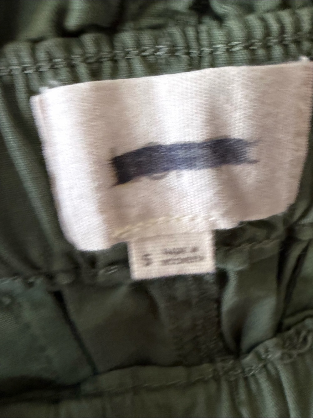 LOFT Olive Drawstring Pants - Picture 3 of 9